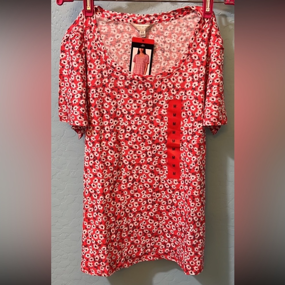 Lucky Brand Women’s Flutter Sleeve Top